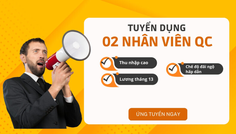 tuyen dung nhan vien QC