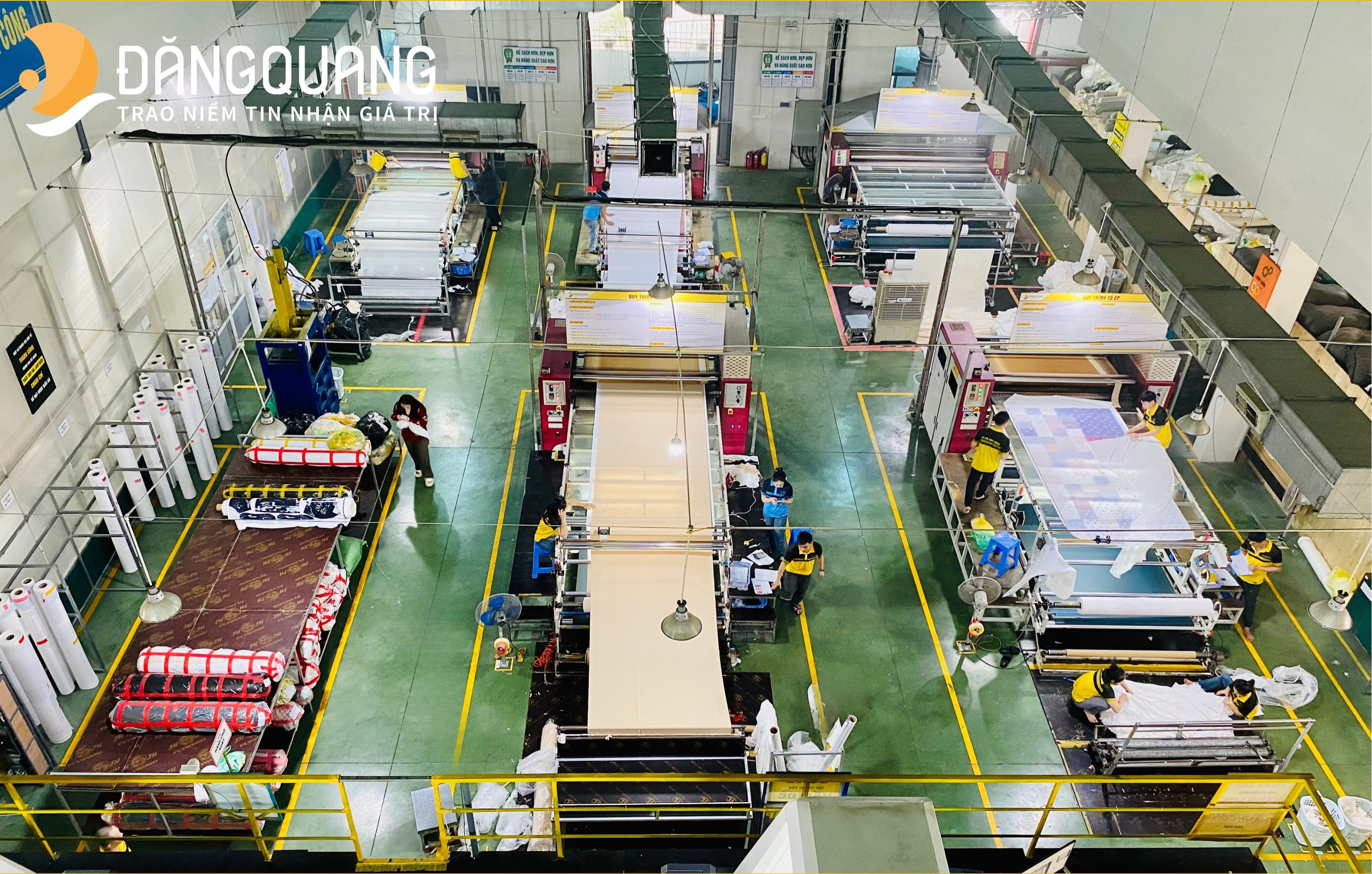 IN VẢI ĐĂNG QUANG Nhà Máy Đạt TIêu Chuẩn Xuất Khẩu