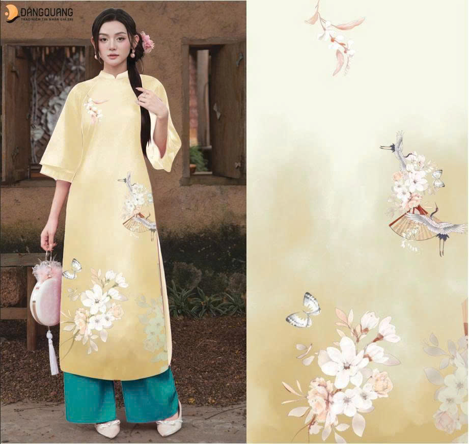 In vải áo dài