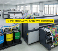in vải mực Axit